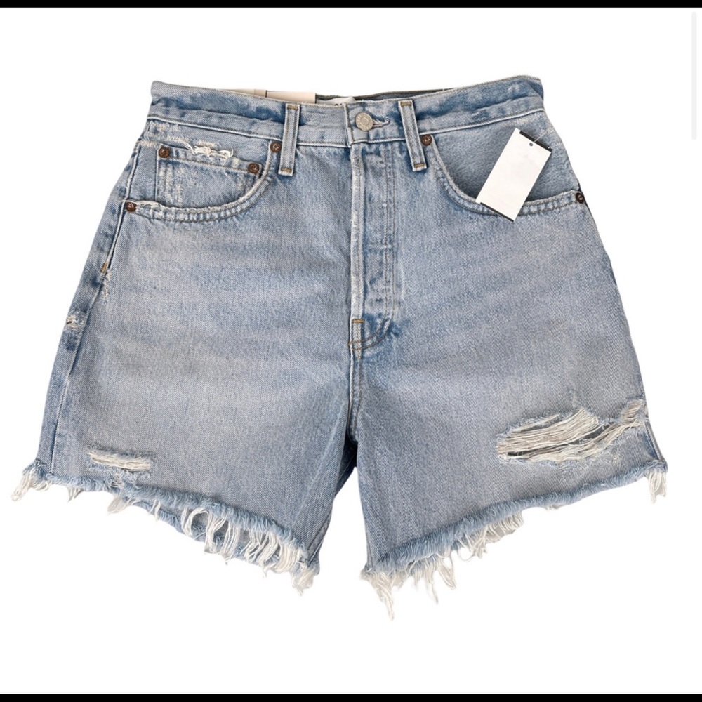 Agolde Riley Shorts in Groove